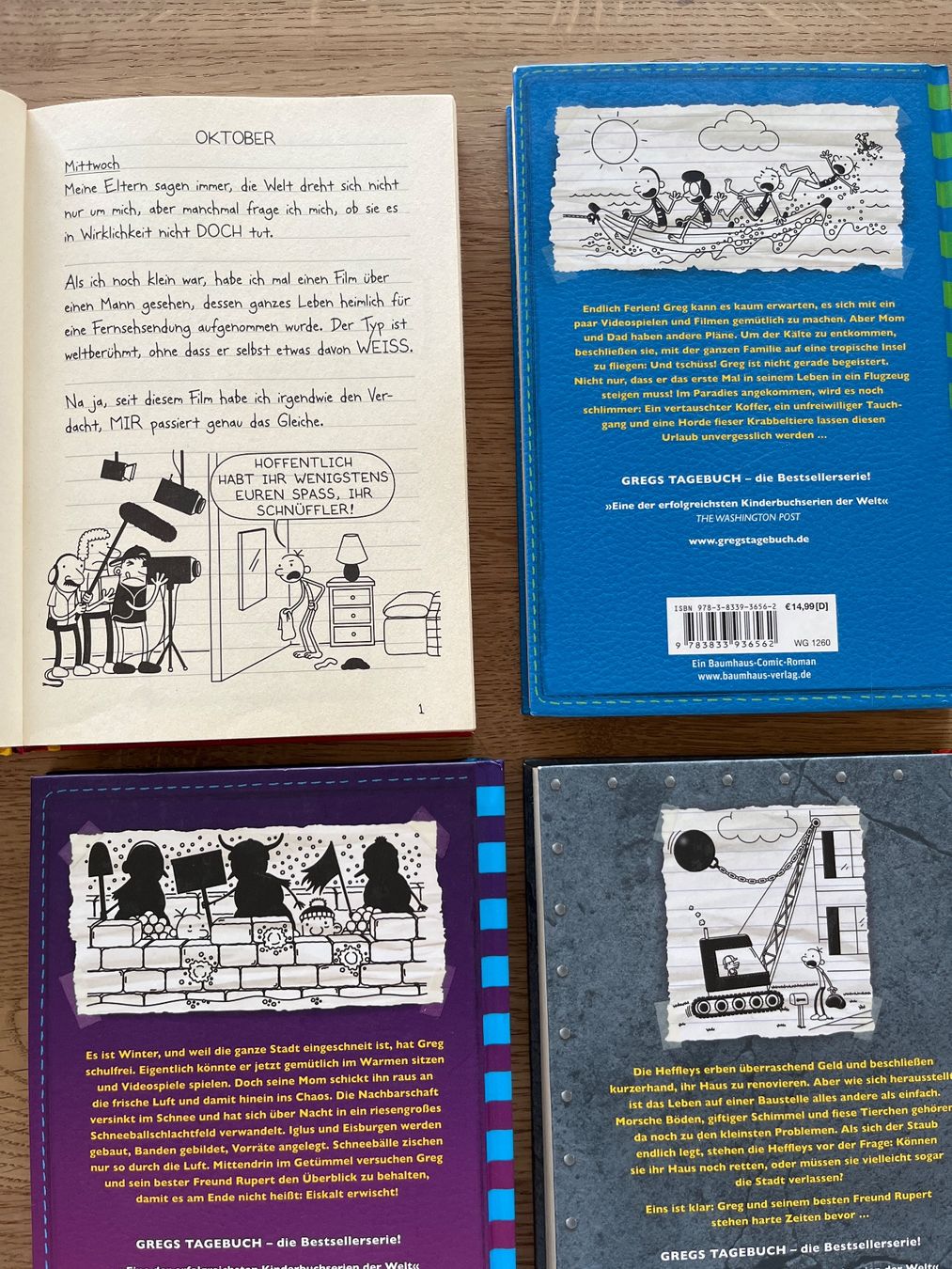 Libri: Gregs Tagebuch 11-14 neuwertig – Nuovo (secondo la descrizione) da Unterägeri venduto da flu_zp5d 3
