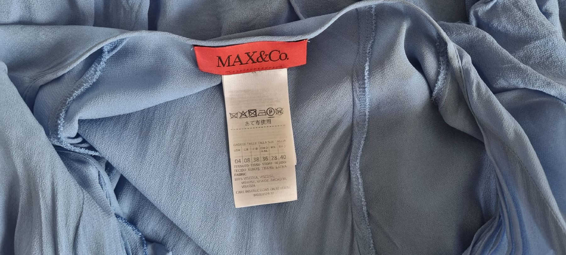 Max Mara Vestiti: Max&Co Maxikleid mit Unterkleid blau Gr.36 – Usato da Champlan venduto da acr_kkd5 5