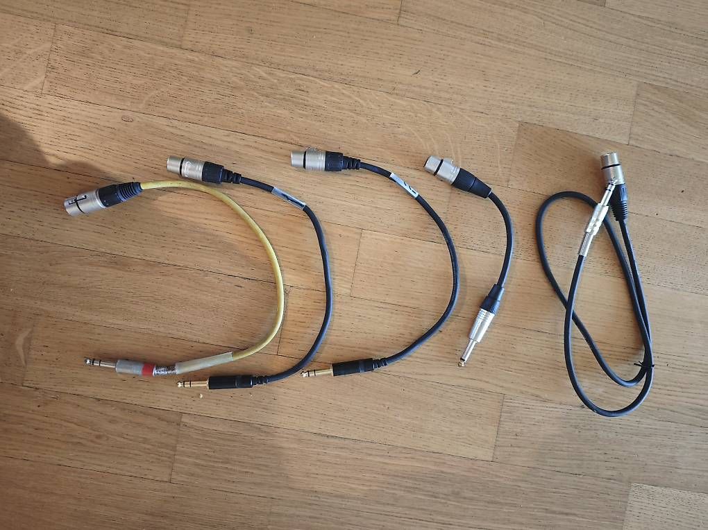 Cavi: 5x Klinke auf XLR Kabel Adapter  – Usato da Zürich venduto da saschant 1