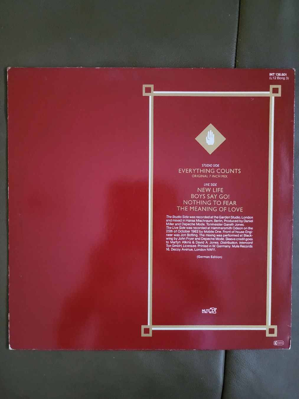 Dischi in vinile: DEPECHE MODE Everything Counts 12inch LIMITED N 7435 – Usato da nunningen venduto da mic_88k2 3