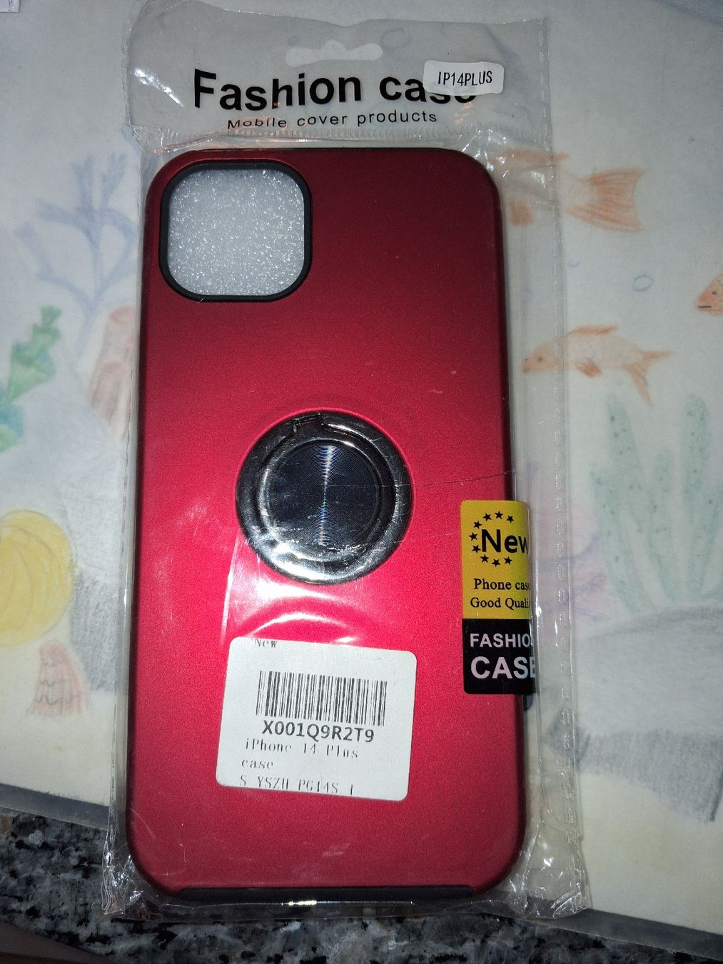 Cover & Protezioni schermo: iPhone 14 PLUS Covee rot mit Ring neu – Nuovo e nell'imballaggio originale da Weiach venduto da Musikmaengu