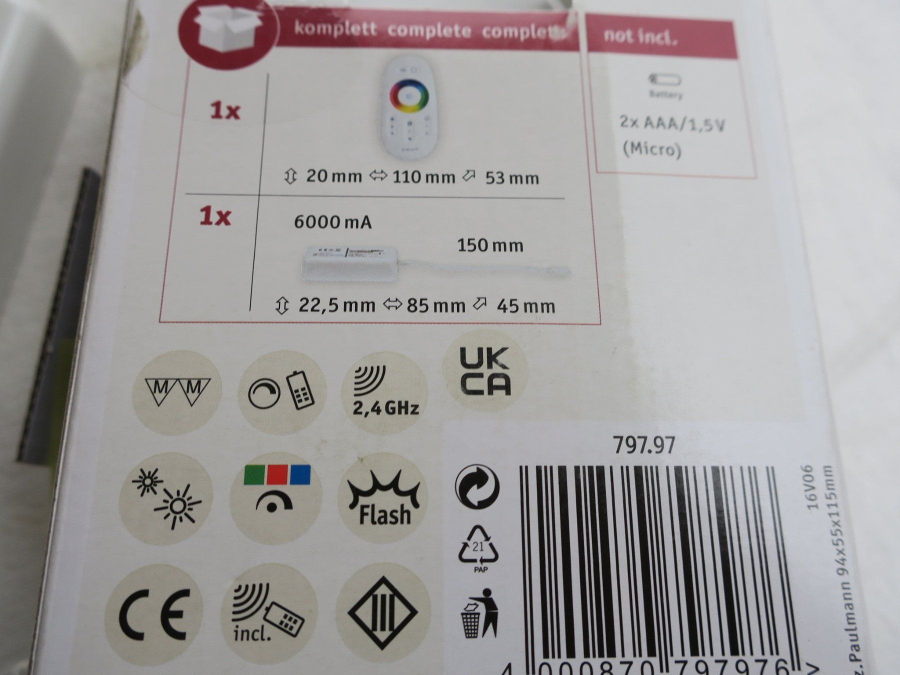 Guirlandes lumineuses: Max Led RGBW-Controller – D'occasion à Oberdorf NW par hewi52 3