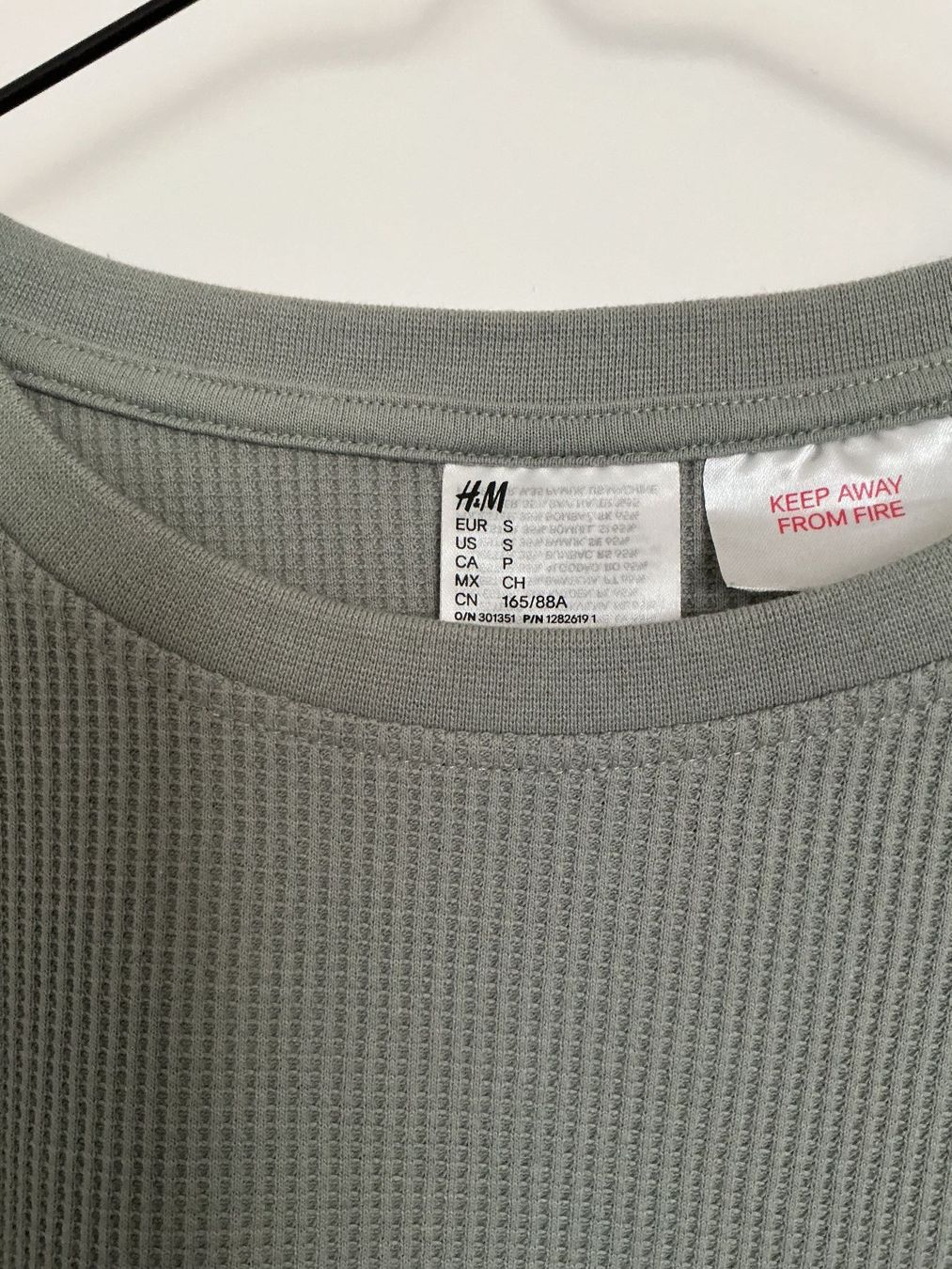 H&M Negligees & Pigiami: Pyjama moosgrün mit Waffelstruktur – Usato da Zürich venduto da vesieber 1