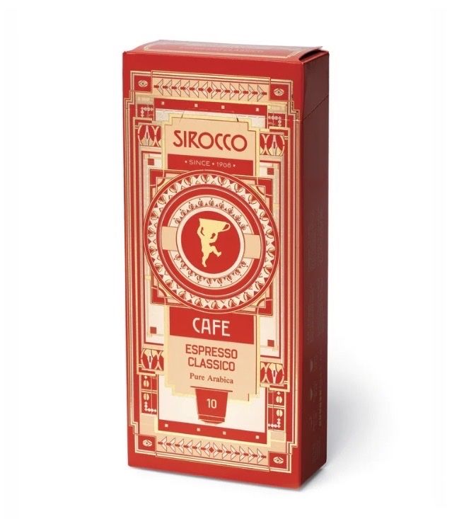 Cibi & Specialità: 10x Sirocco Kaffeekapseln Espresso Classico – Nuovo e nell'imballaggio originale da Dietlikon venduto da Sa_Biene