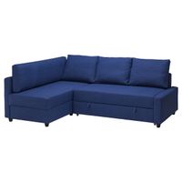 Blaue Eckcouch mit Schlaffunktion – NEU!