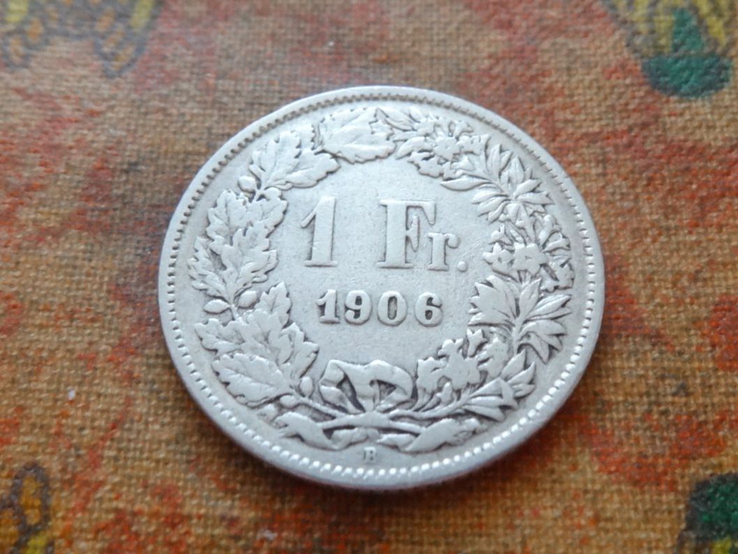 Tutti le monete: 1 Fr. 1906  (Y) – Usato da Romanel-sur-Lausanne venduto da Swift13