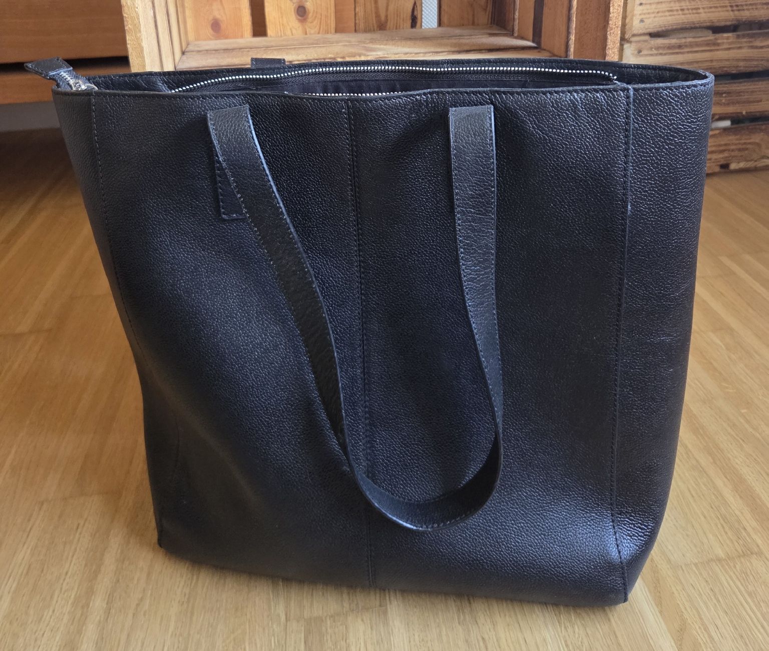 Sacs femmes: Zign Tasche Schwarz Leder – D'occasion à Winterthur par cat_g9v9 1
