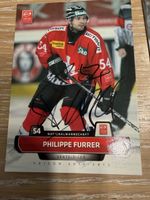 Philipp Furrer Fribourg Gotteron Lugano SCB Hockey Card sign