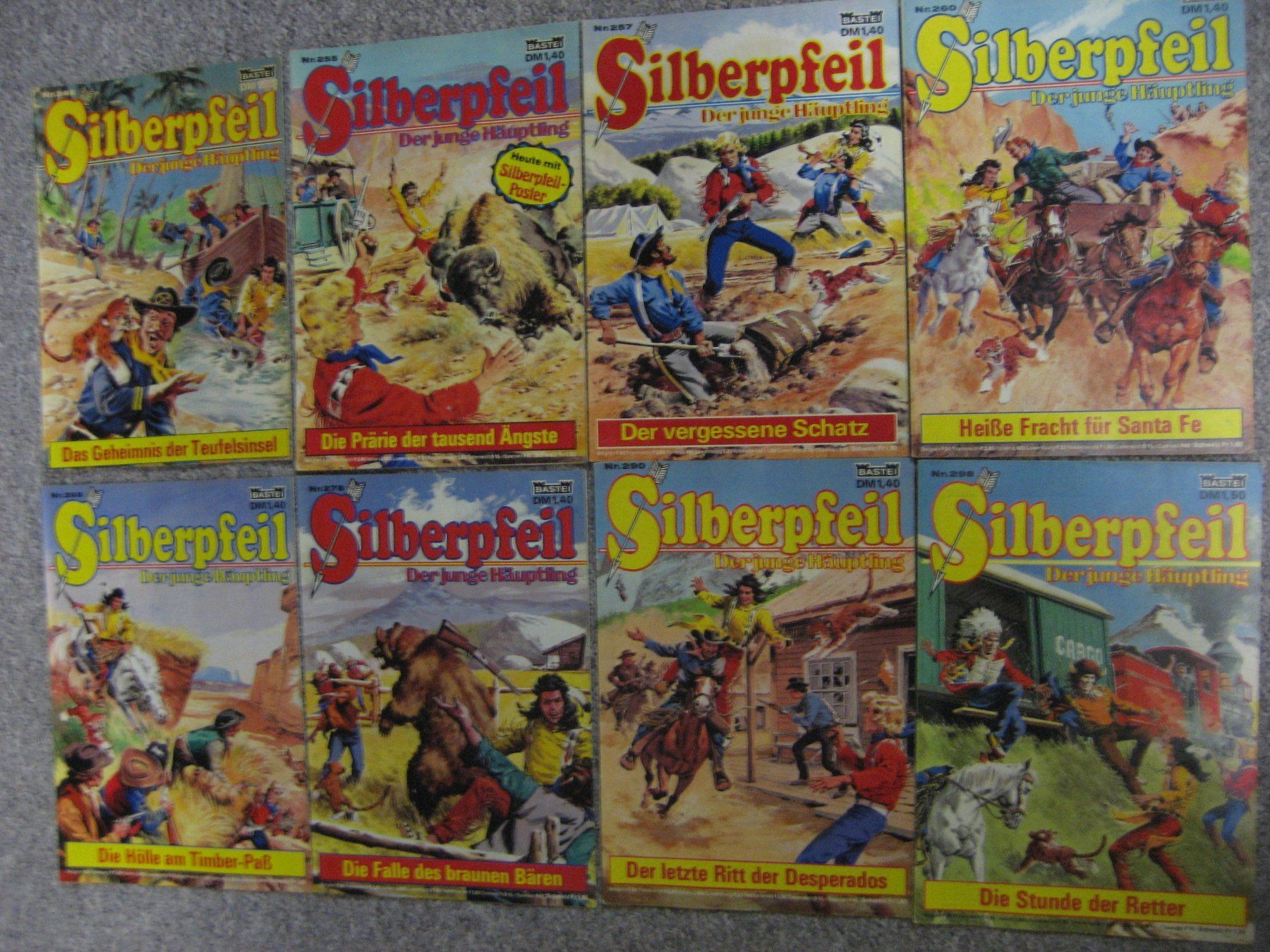 Comics: 8 Silberpfeil Comics – Gebraucht aus Bottighofen von Spiderman61
