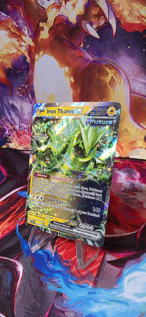 Pokémon Carte collezionabili: Iron Thorns ex 032/131 Prismatic Evolutions PRE – Nuovo (secondo la descrizione) da Frutigen venduto da Sinnohan_Zorua 1