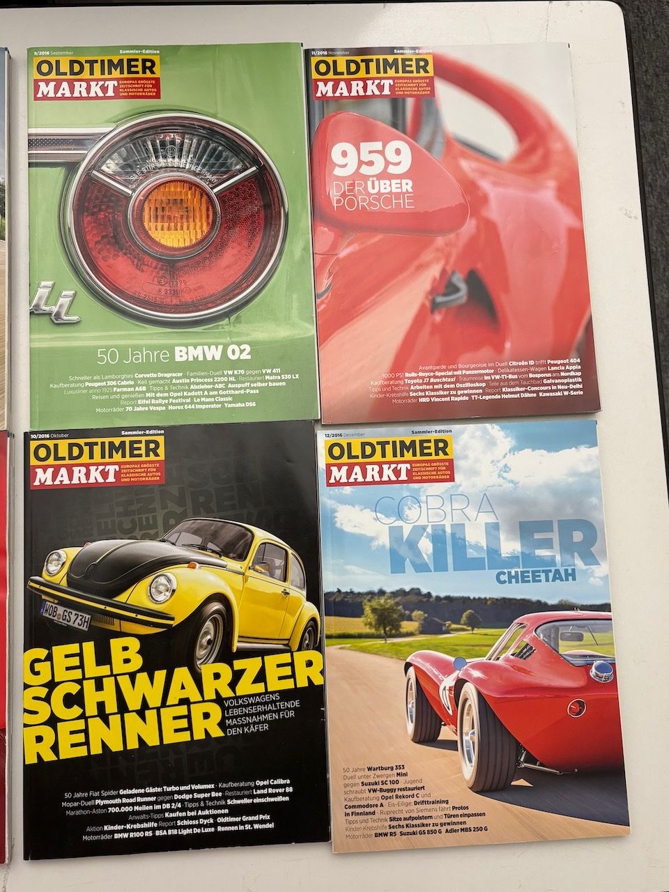 Riviste & Magazine: Oldtimer Markt, ganzer Jahrgang 2016 – Usato da Rütihof venduto da Bashful 3