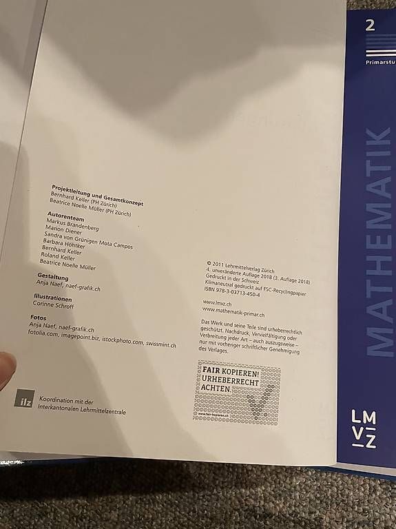 Ordner: Mathematik 2. Primarstufe Lösungen LMVZ – Gebraucht aus Dietlikon von VintageStudioZurich 2