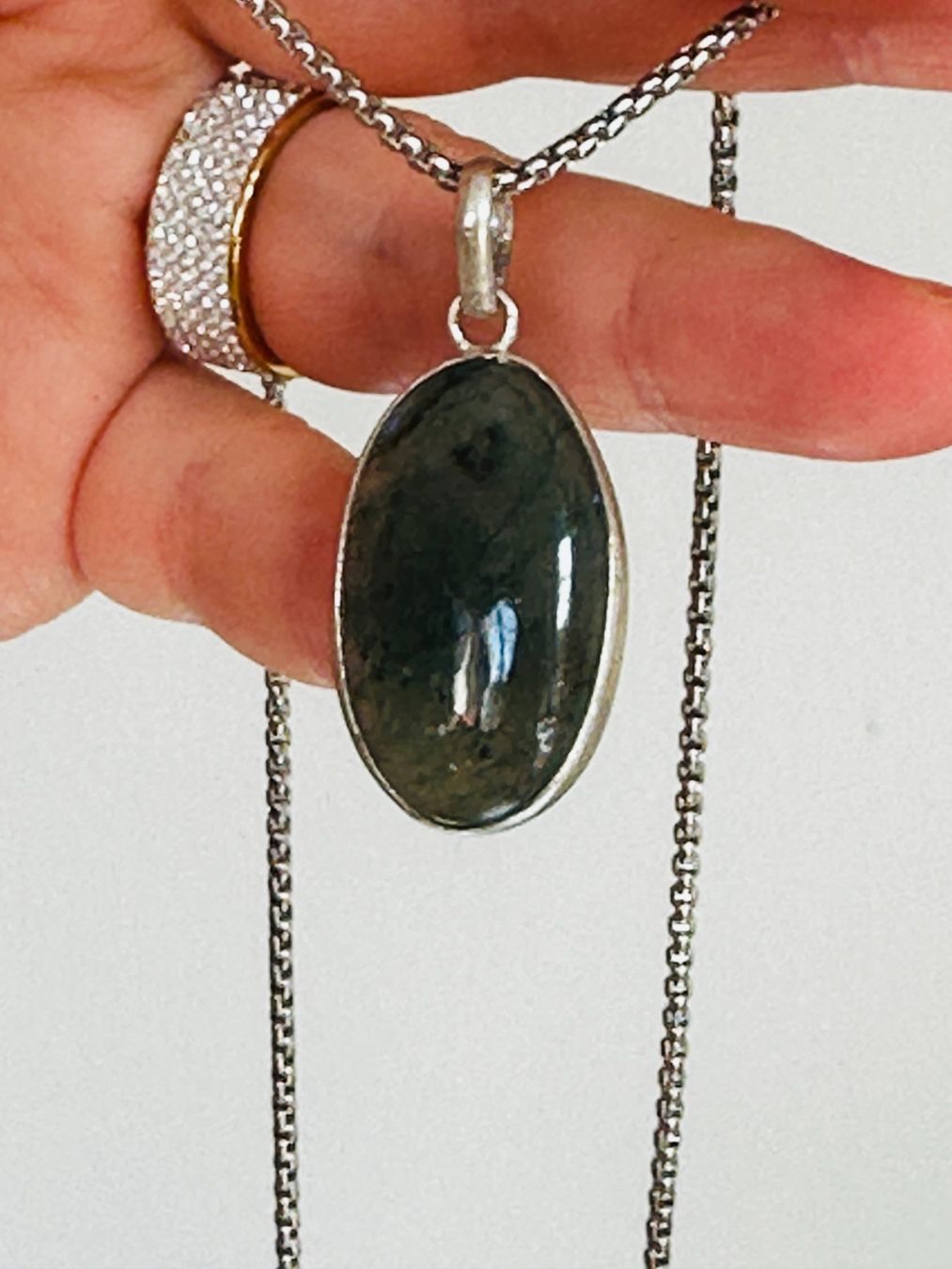 Catenine: Labradorite necklace – Nuovo e nell'imballaggio originale da Genève venduto da AGBERG 3