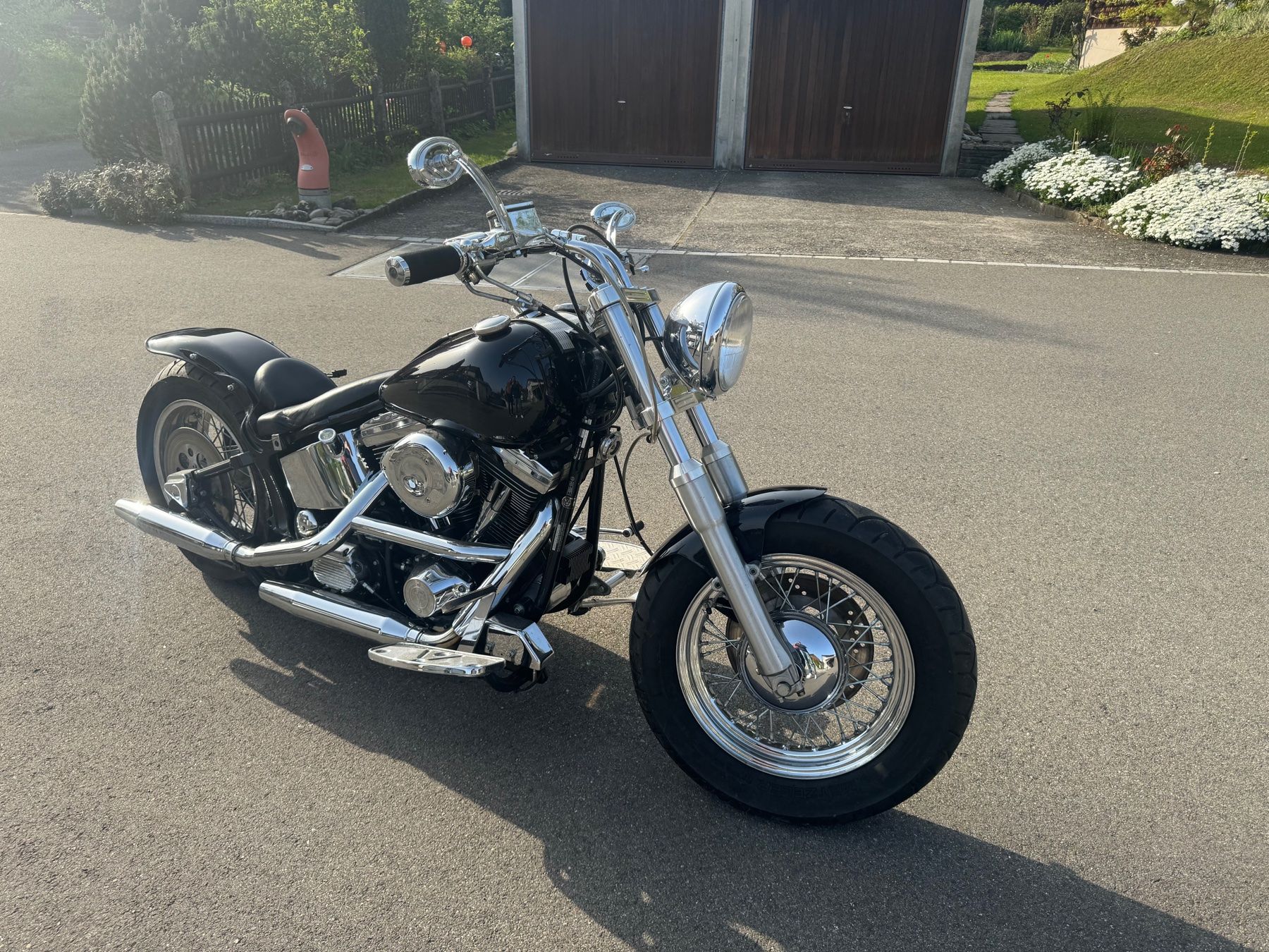 Harley-Davidson Route: Motorrad Harley-Davidson Softail FLST 1340 – D'occasion à Uetliburg SG par filipos02 1