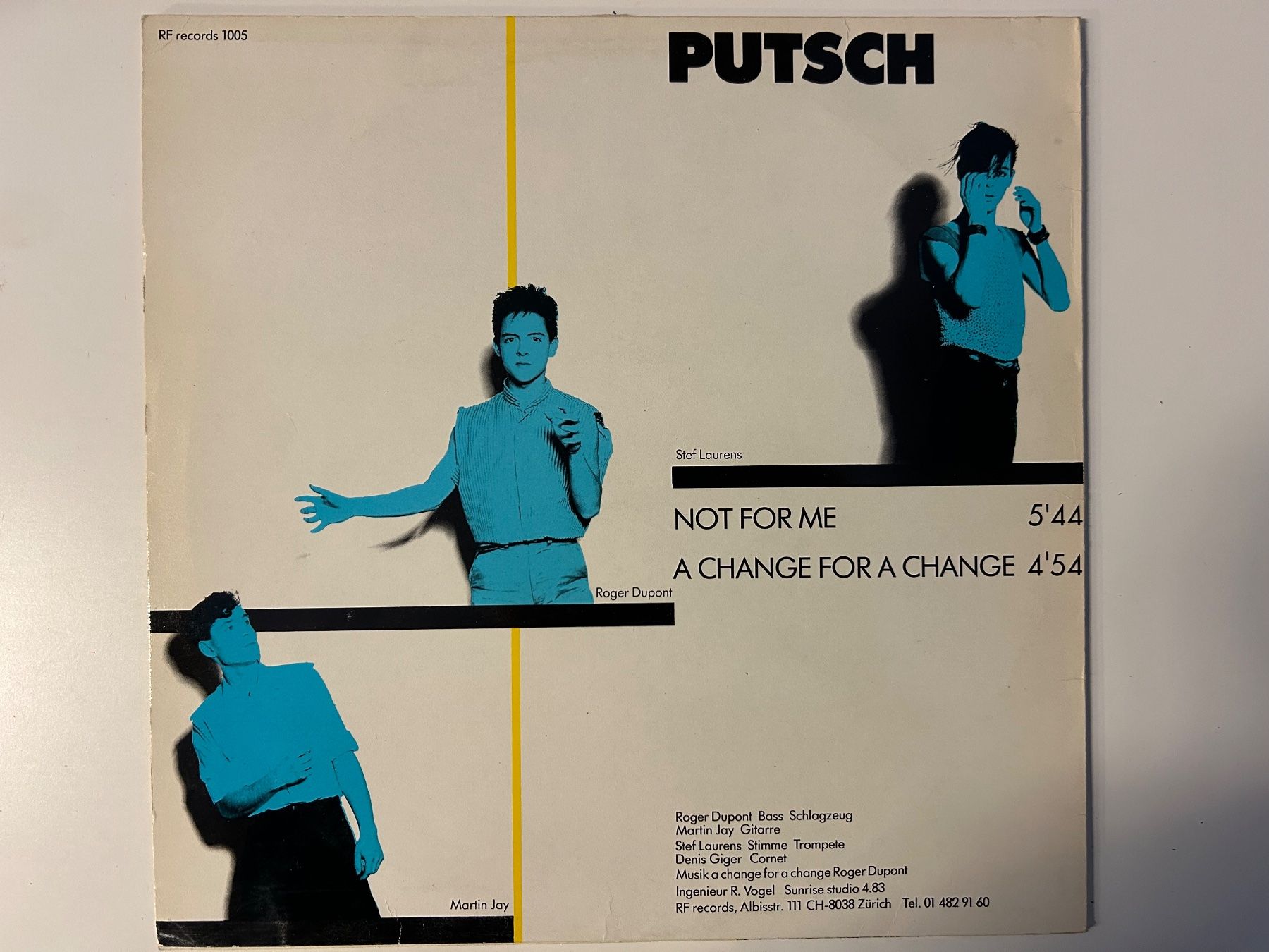 Vinyles: Putsch - "Geniess es nicht" seltene  Schweizer Maxi – D'occasion à Aesch BL par BlueMusicRecords 1