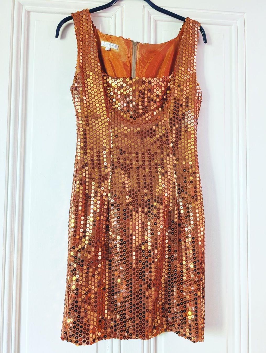Vestiti: JIGSAW : Mini-robe à sequins cuivrés 34-36 – Nuovo (secondo la descrizione) da Petit-Lancy venduto da lilycerise