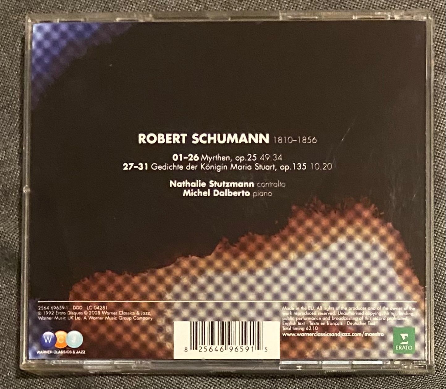 CDs: ROBERT SCHUMANN CD Nathalie Stutzmann – D'occasion à Luzern par Lycka 1