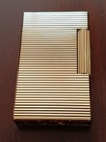 Vintage Hadson Feuerzeug  Gasfeuerzeug unbenutzt  Goldfarbe