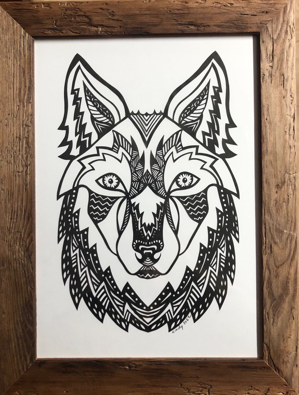 Alle Dekorationen: Découpage loup ( Wolf) – Neu (gemäss Beschreibung) aus Les Diablerets von ninix01