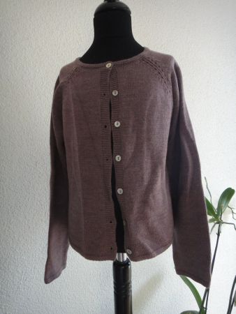 Strickjacke "Bonnet à Pompon" Baumwolle 12 Jahre