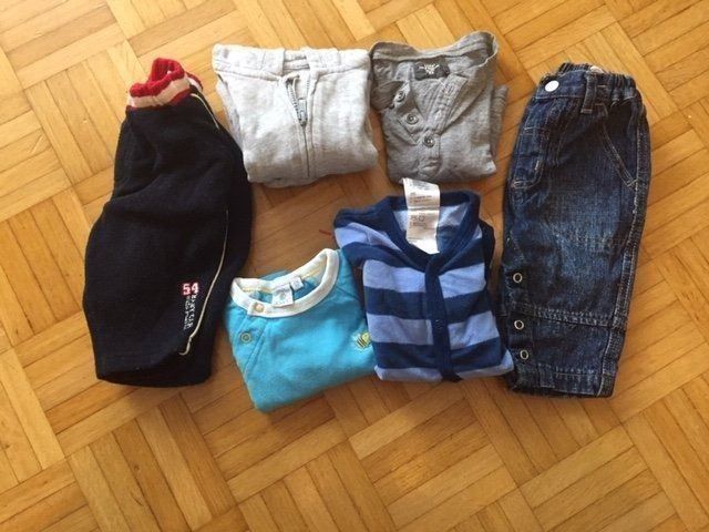 Lotti & Set di vestiti: Kleiderpaket  6-teilig Junge Grösse 62 – Usato da Emmen venduto da Aribini 1