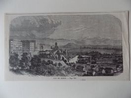Ansicht von Bern schöne Xylographie