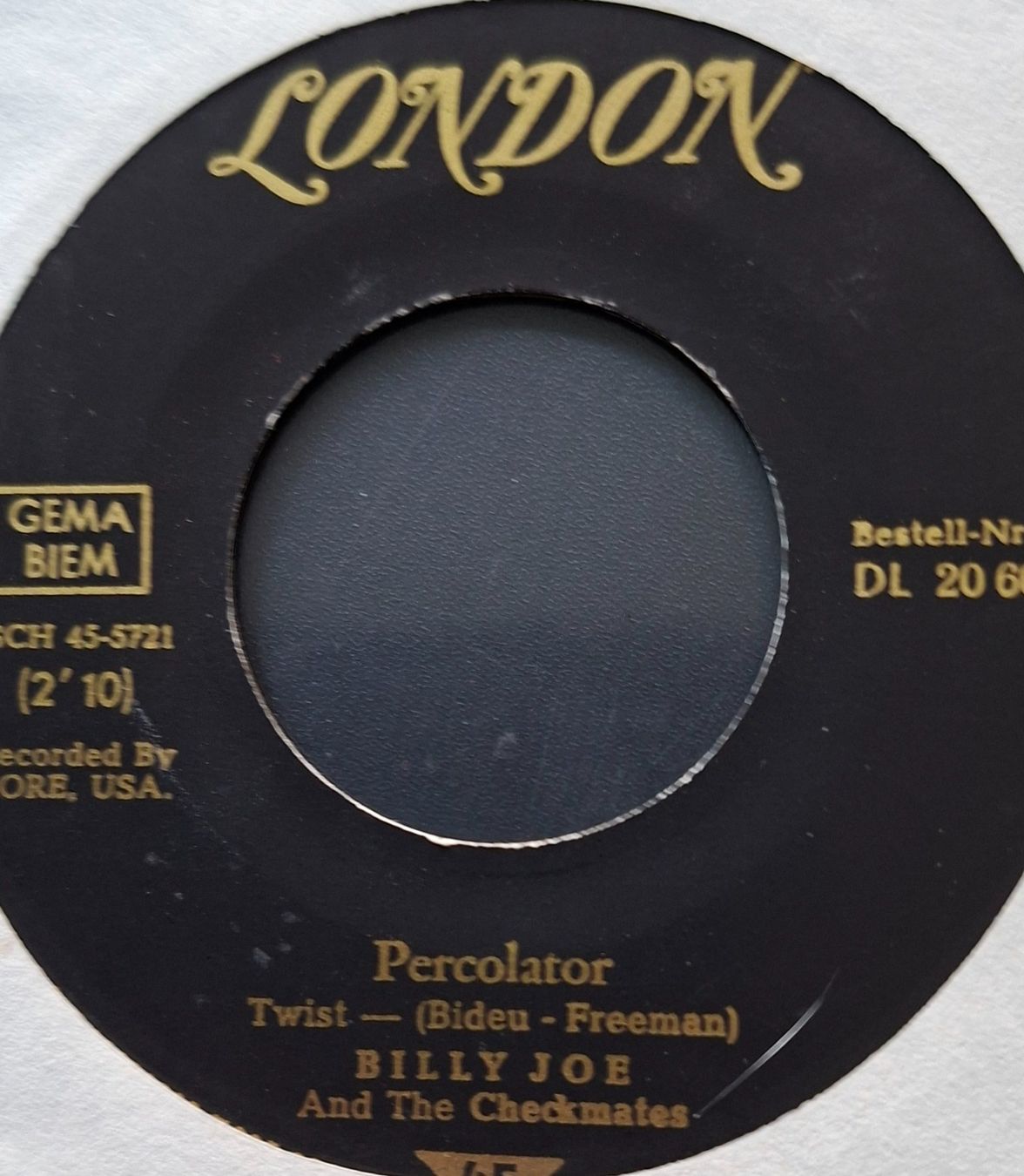Schallplatten: Vinyl Single Billy Joe - Percolator – Gebraucht aus Langenthal von Modo39