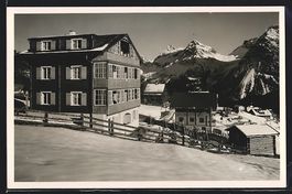 Arosa, Haus Steche Graf am Postplatz im 