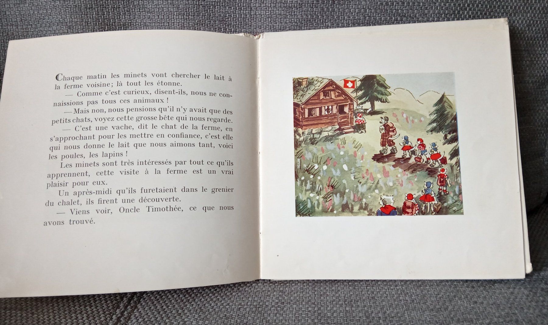 Bücher: Marcelle Boué, LES MINETJOLIS EN VACANCES . 1951 – Gebraucht aus Le Locle von borgespatricia 9