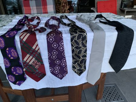Krawatten-Set: 6 stilvolle VINTAGE-Krawatten !