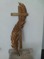 Interessantes Palmkreuz / Märtyrer Palme