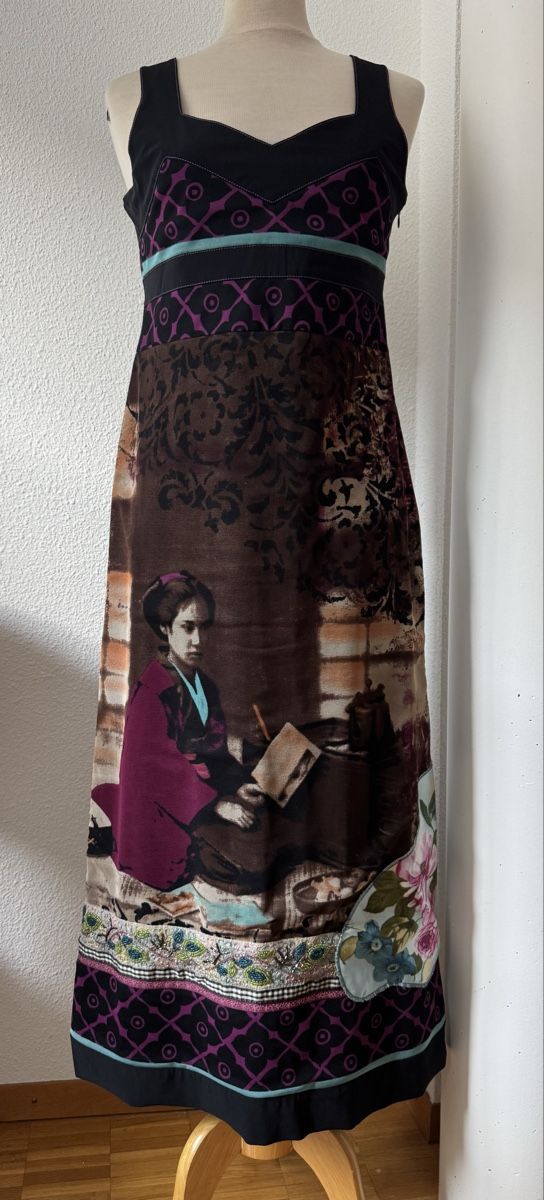 Kleider: Robe longue Bleu Blanc Rouge taille S – Neu (gemäss Beschreibung) aus Morges von sandy069
