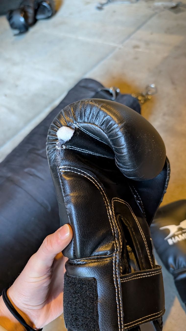 Sacchi da boxe: Hammer Boxsack mit Handschuhe – Usato da Finstersee venduto da Selina1029 3