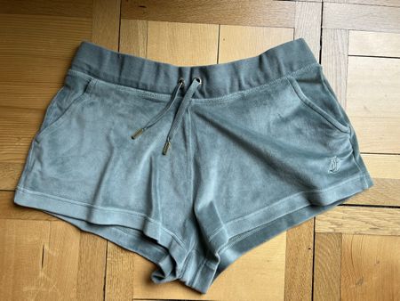 Juicy Couture Sport Shorts Grösse L Salbei 