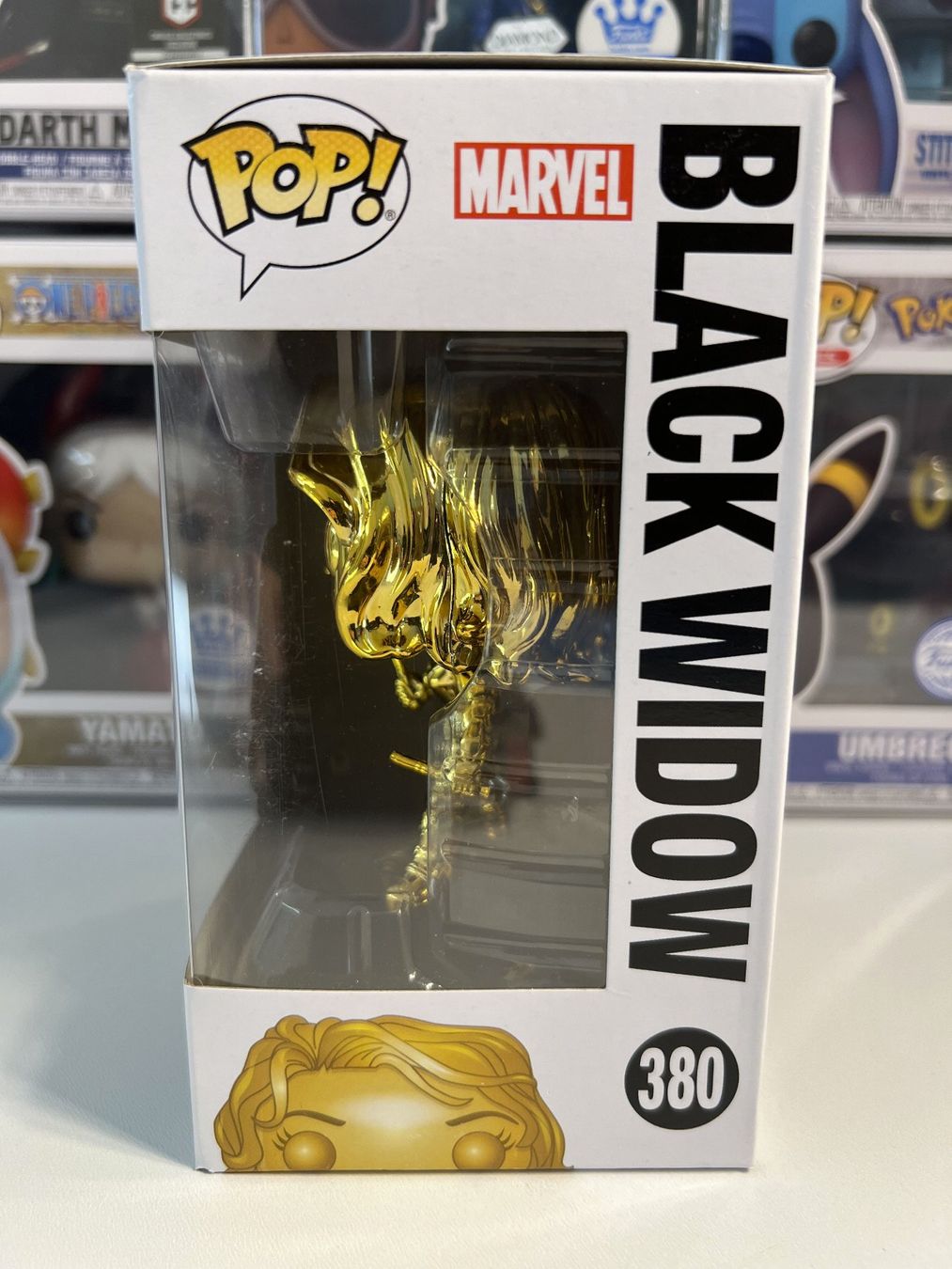 Funko Statuette: Funko POP! Marvel Studios Black Widow Gold Chrome – Usato da Le Mouret venduto da perfectbijou 3