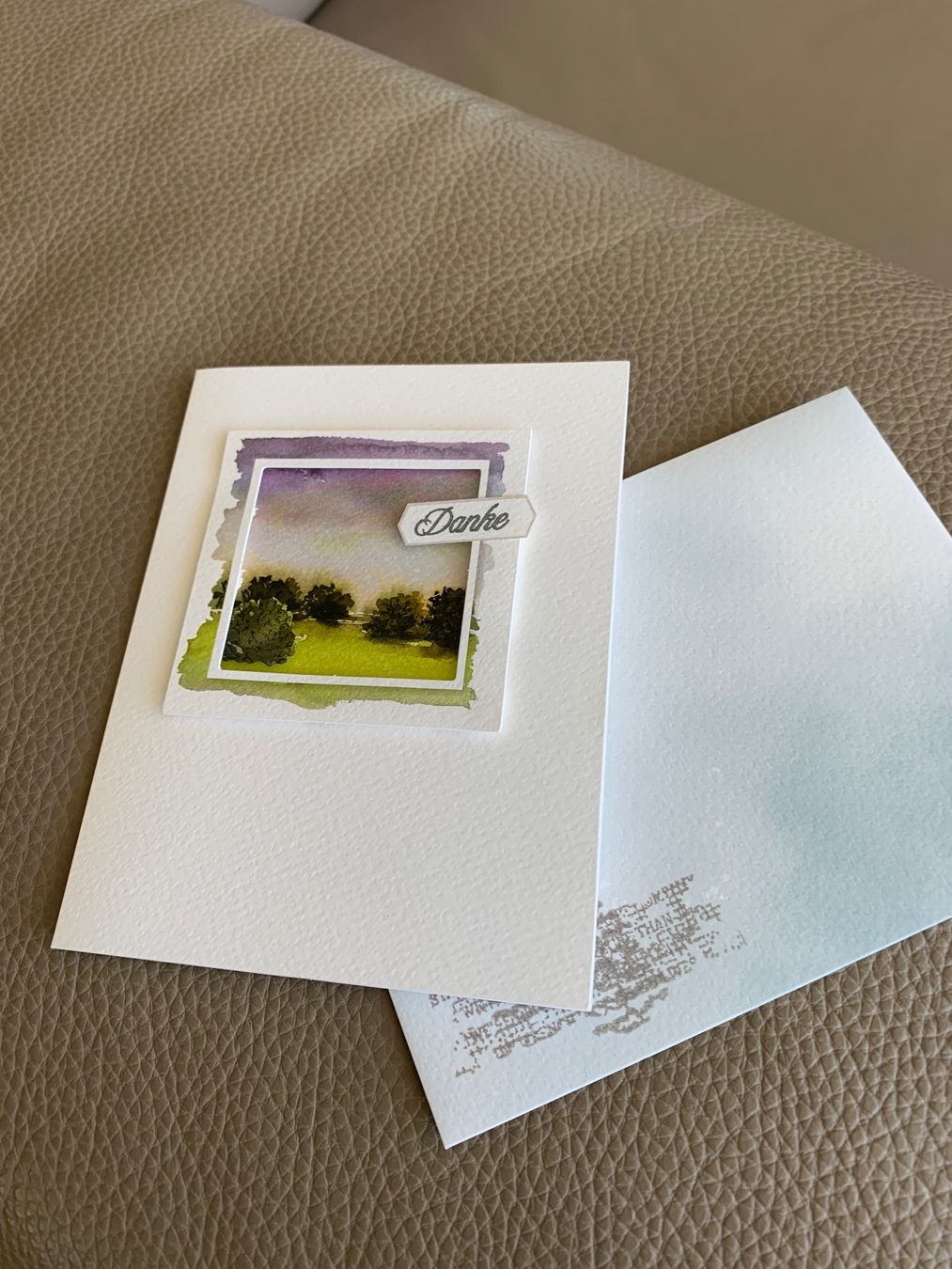 Cartoline: Handgemachte Dankeskarte „Danke“ – Usato da Emmenbrücke venduto da ric_5n8k 1