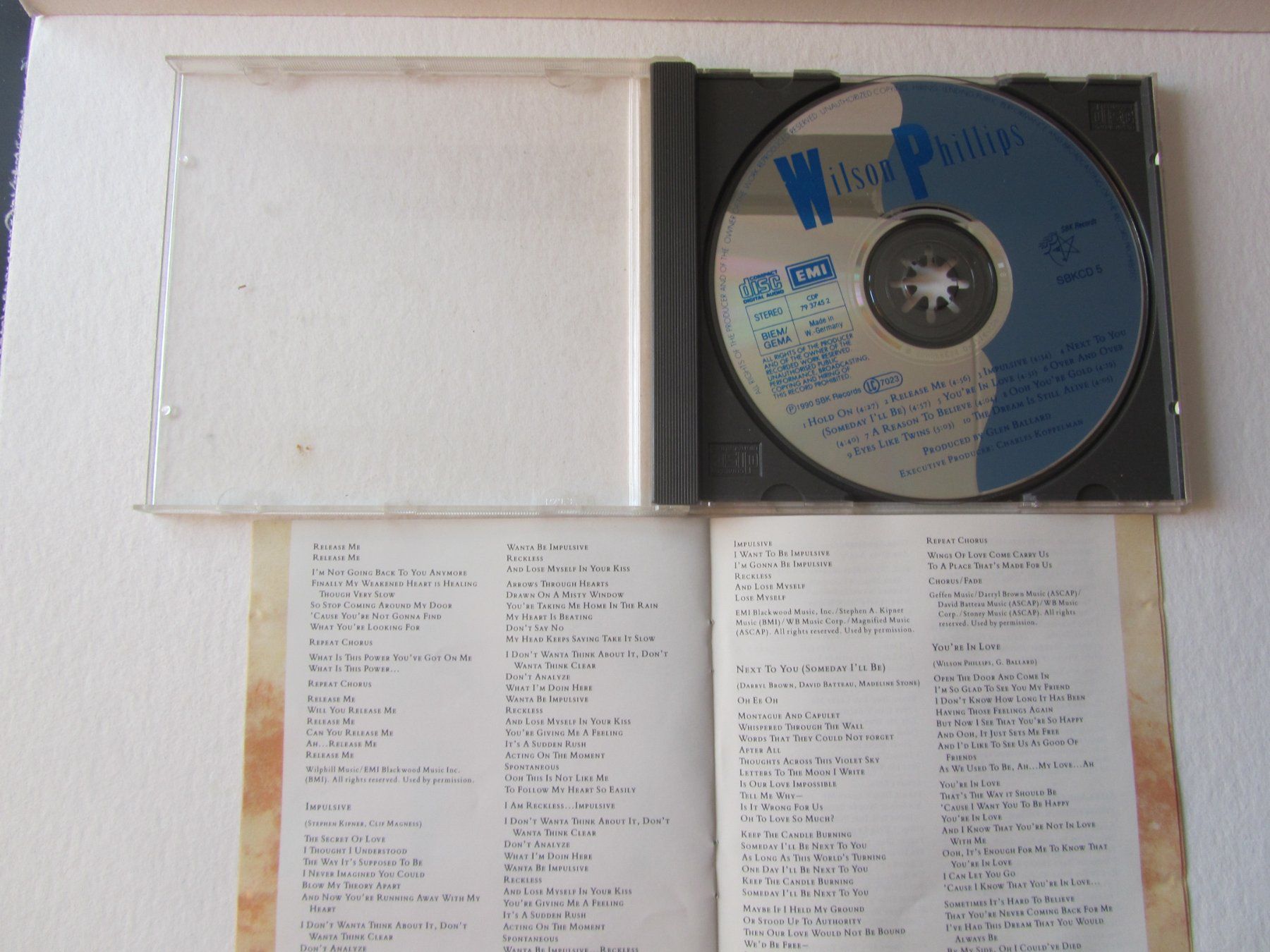 CDs: Wilson Phillips, CD – Gebraucht aus Weiningen ZH von dietsch57 2