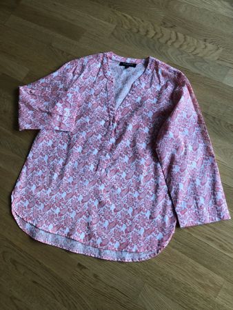 Hübsche Longbluse von ILSE JACOBSEN, 38, NEU!