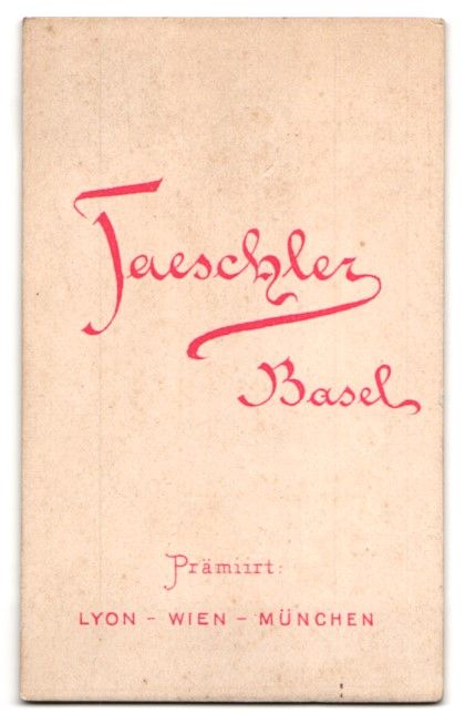 Fotografie & Manifesti: Fotografie Taeschler, Basel, Porträt ei – Usato da Berlin venduto da bartko-reher 1