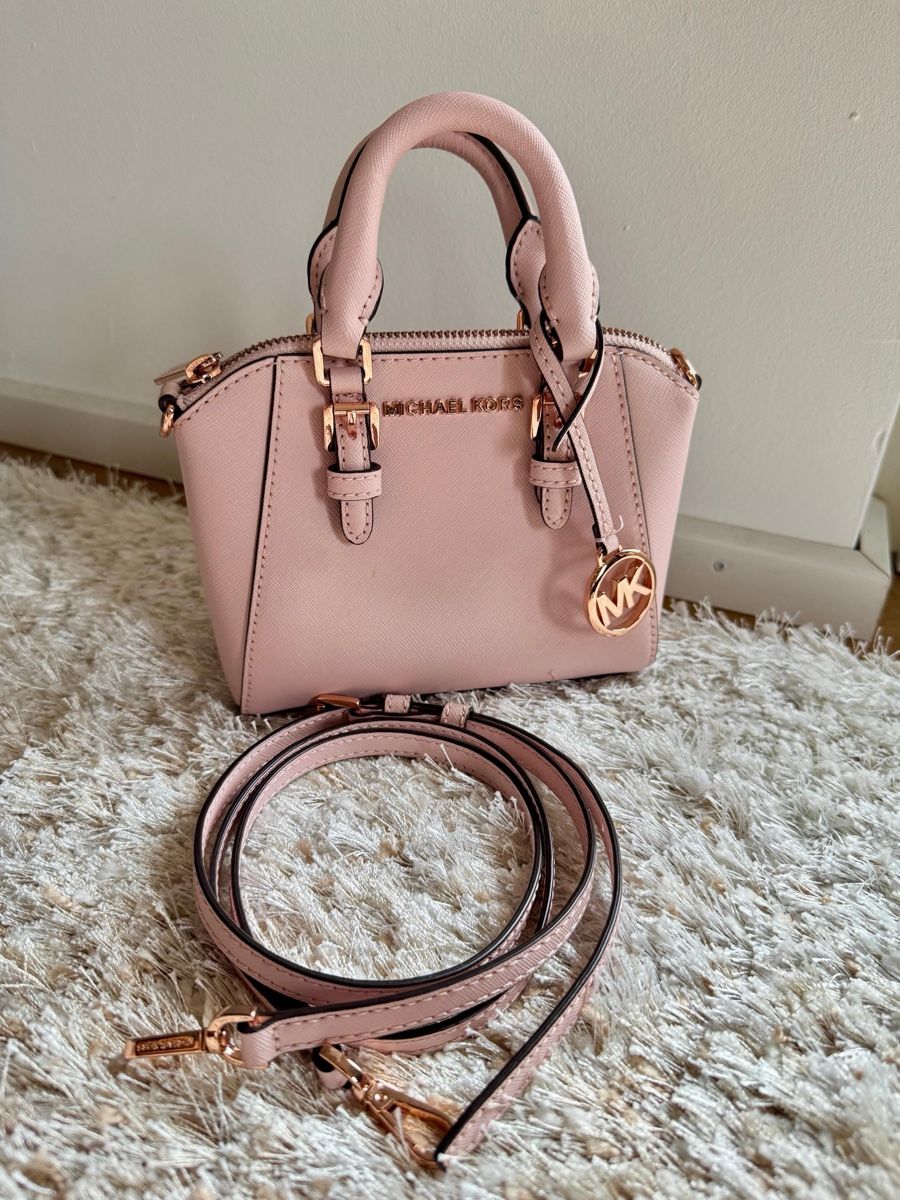 Michael Kors Borse & Zaini: Michael Kors Mini Bag - Pale Pink with Gold Hardware – Usato da Abtwil AG venduto da Truman909