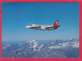 GROSSAIR, SAAB FAIRCHILD 340 CITYLINER, 4.8.1986 (ÜBER ALPEN