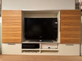 Fernsehmöbel Hülstra (Schiebe-Elemente Fernseher-Abdeckung)