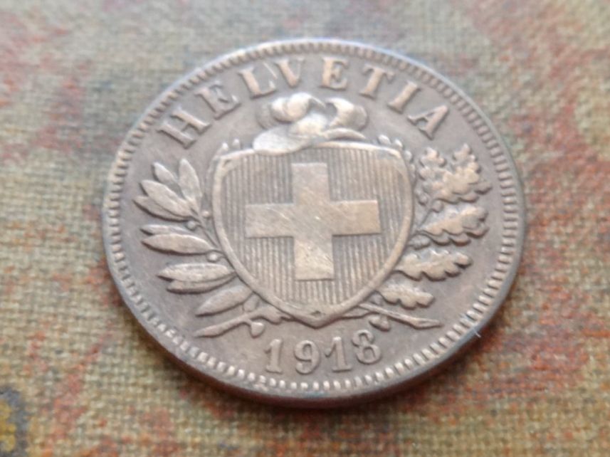 Toutes les monnaies: 2 Rp. 1918   (B) – D'occasion à Romanel-sur-Lausanne par Swift13