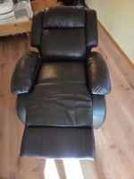 Relaxsessel Leder schwarz gebraucht