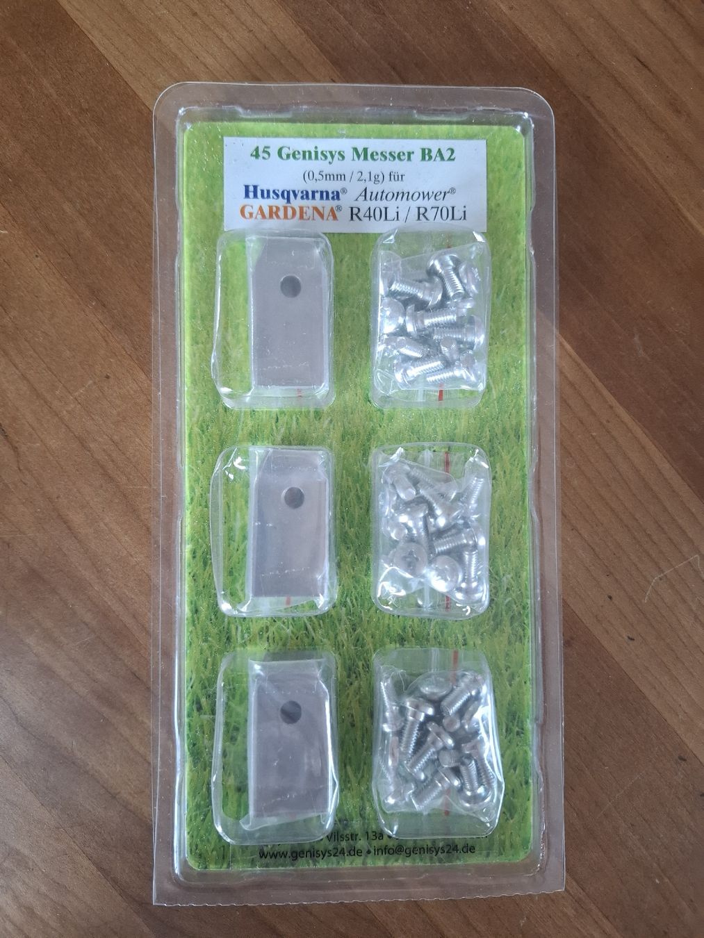 Raufutterernte: 45 Genisys Messer BA2 – Neu und originalverpackt aus Zihlschlacht von ena_n99x