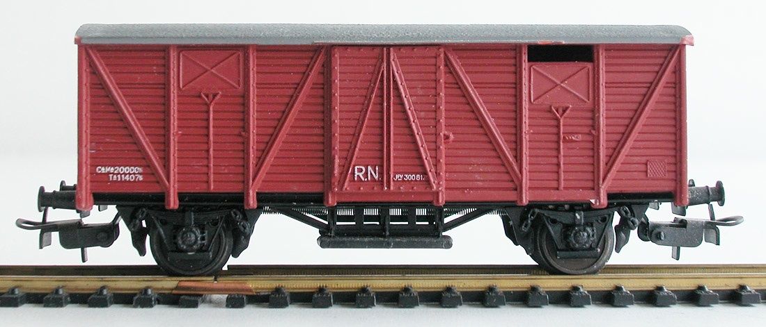 Modelleisenbahnen: Electrotren gedeckter Güterwagen der RN Spur H0 – Gebraucht aus Oberwil BL von Klang 1