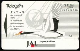 Telefonkarte Neuseeland NZ-A-40 Japan Airlines