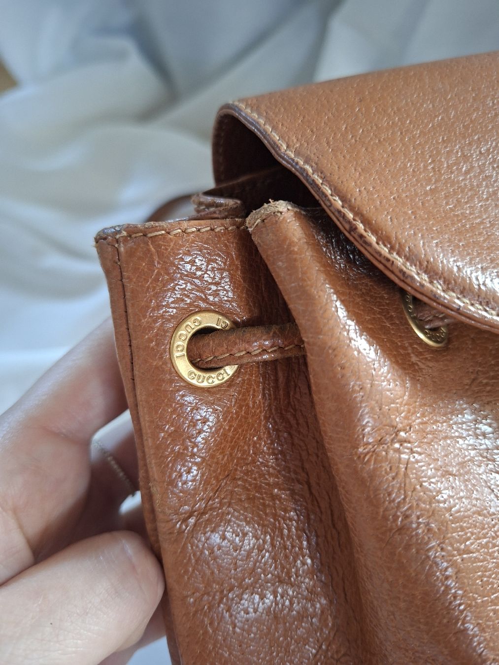 Gucci Rucksäcke: Sac à dos Gucci bamboo – Gebraucht aus Lausanne von Super-cerise 2
