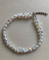 Collier tour de cou - perles en cristal - Années 50
