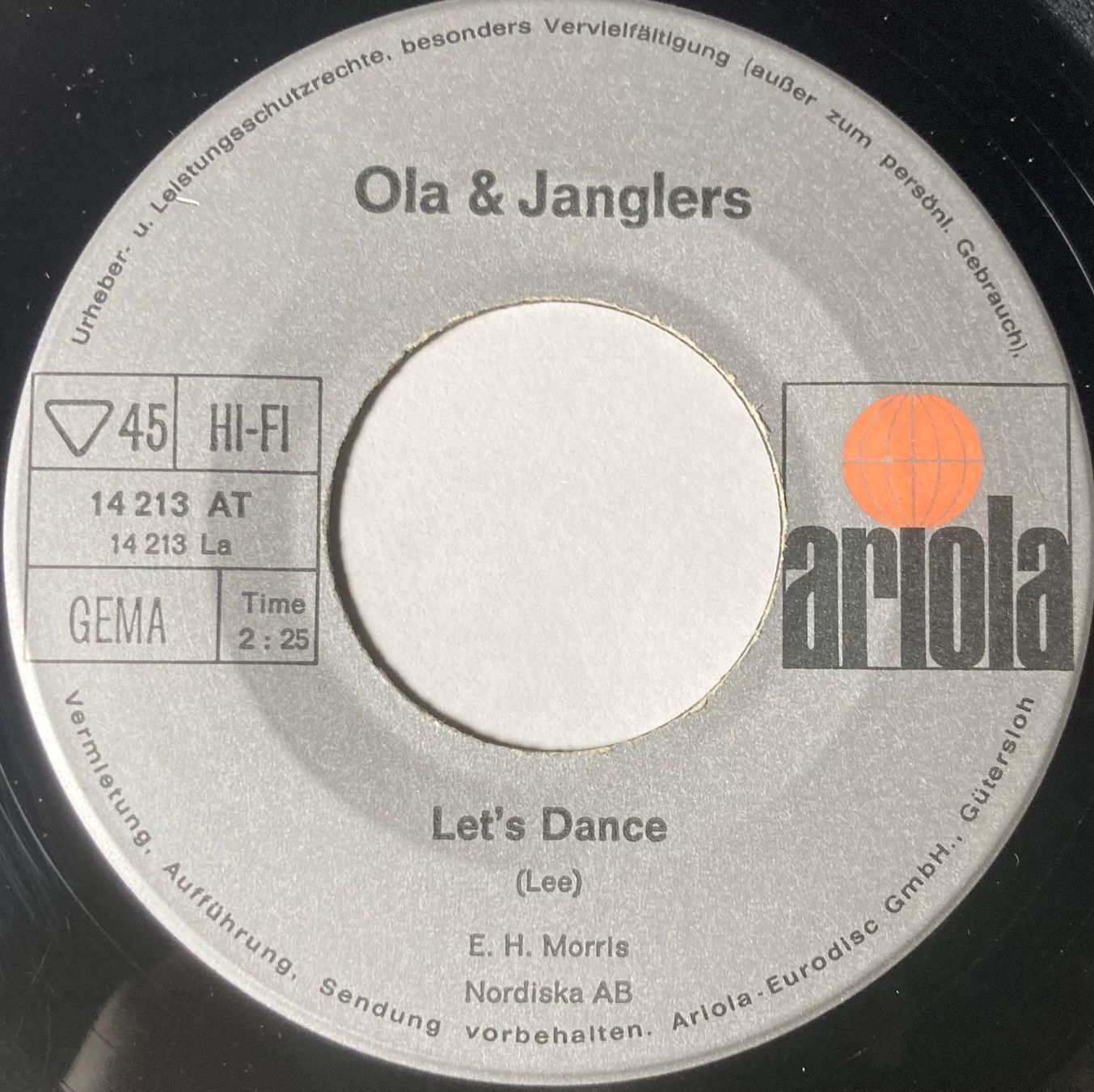 Dischi in vinile: OLA & JANGLERS - LET'S DANCE / HEAR ME – Usato da Poliez-Pittet venduto da Newtown-Records 2